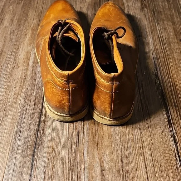 Men's Venturini For Men Brown Leather Chukka Boots Sz 12 - Picture 2 of 5
